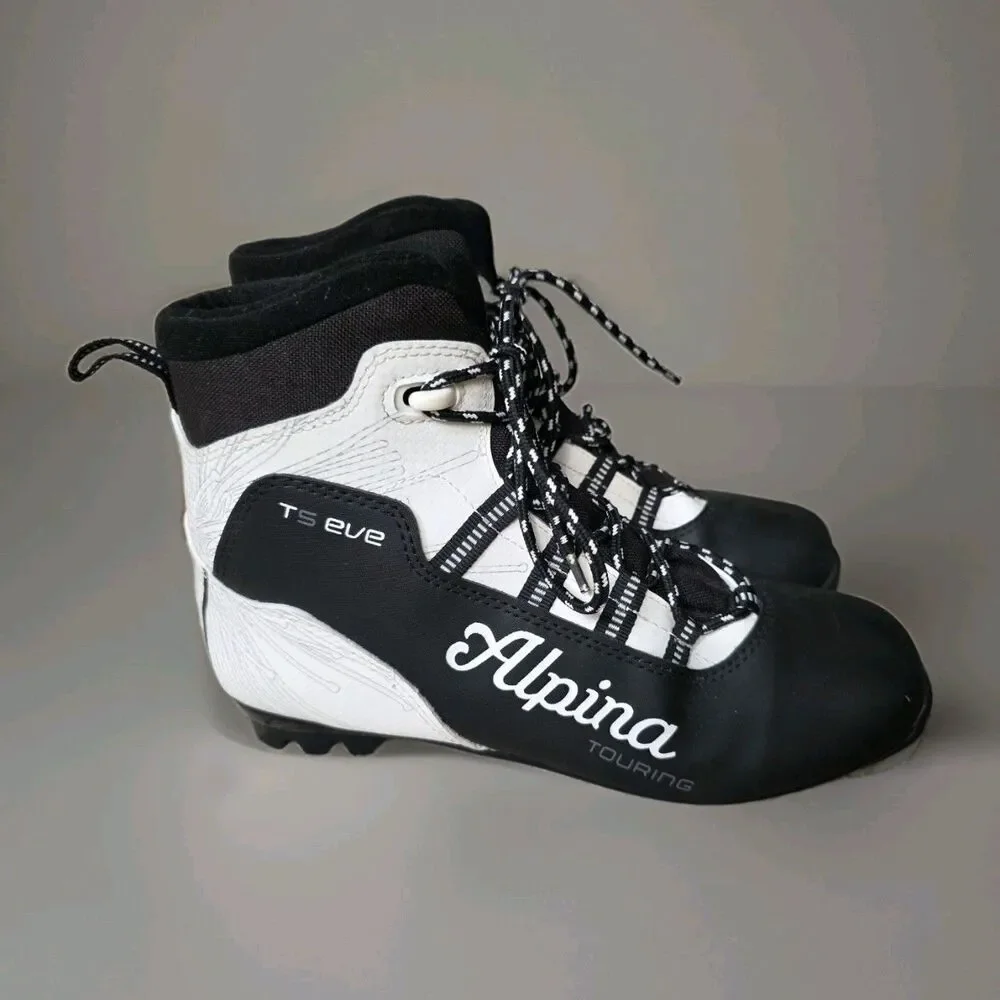 Alpina Women's T5 Eve Cross-Country Nordic Touring Ski Boots Size EU 42 Ski